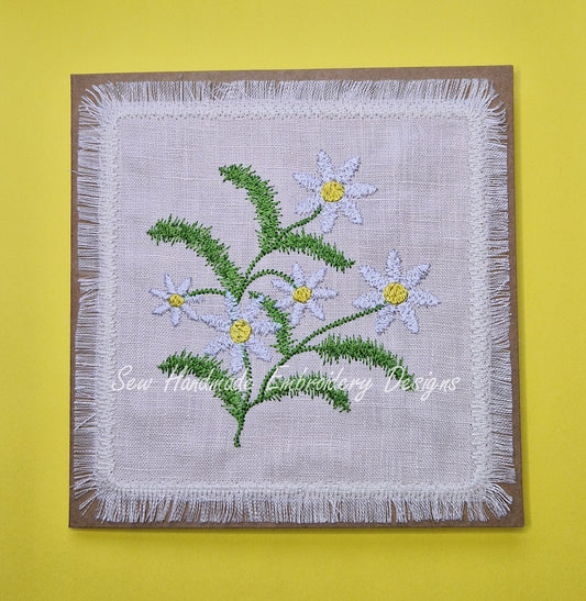 DAISY BLOOMS Digital Machine Embroidery Design