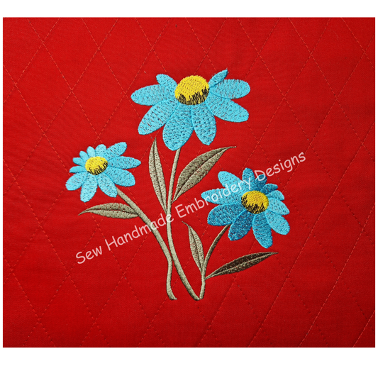 PRETTY FLOWERS Machine Embroidery Design