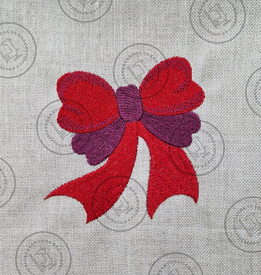 PRETTY BOW Machine Embroidery Design