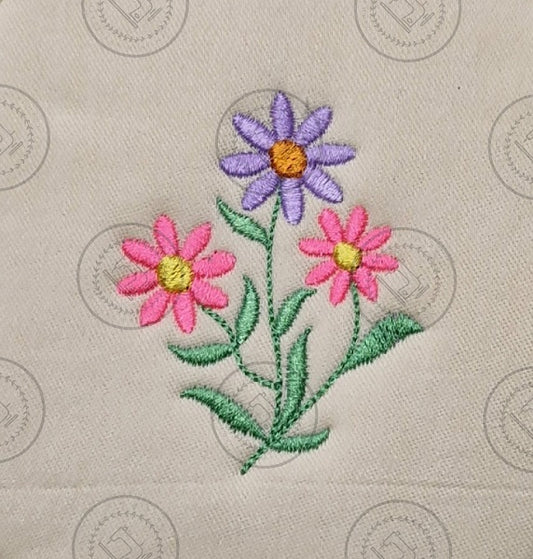 PRETTY LITTLE FLOWER Machine Embroidery Design 2 x 2.5