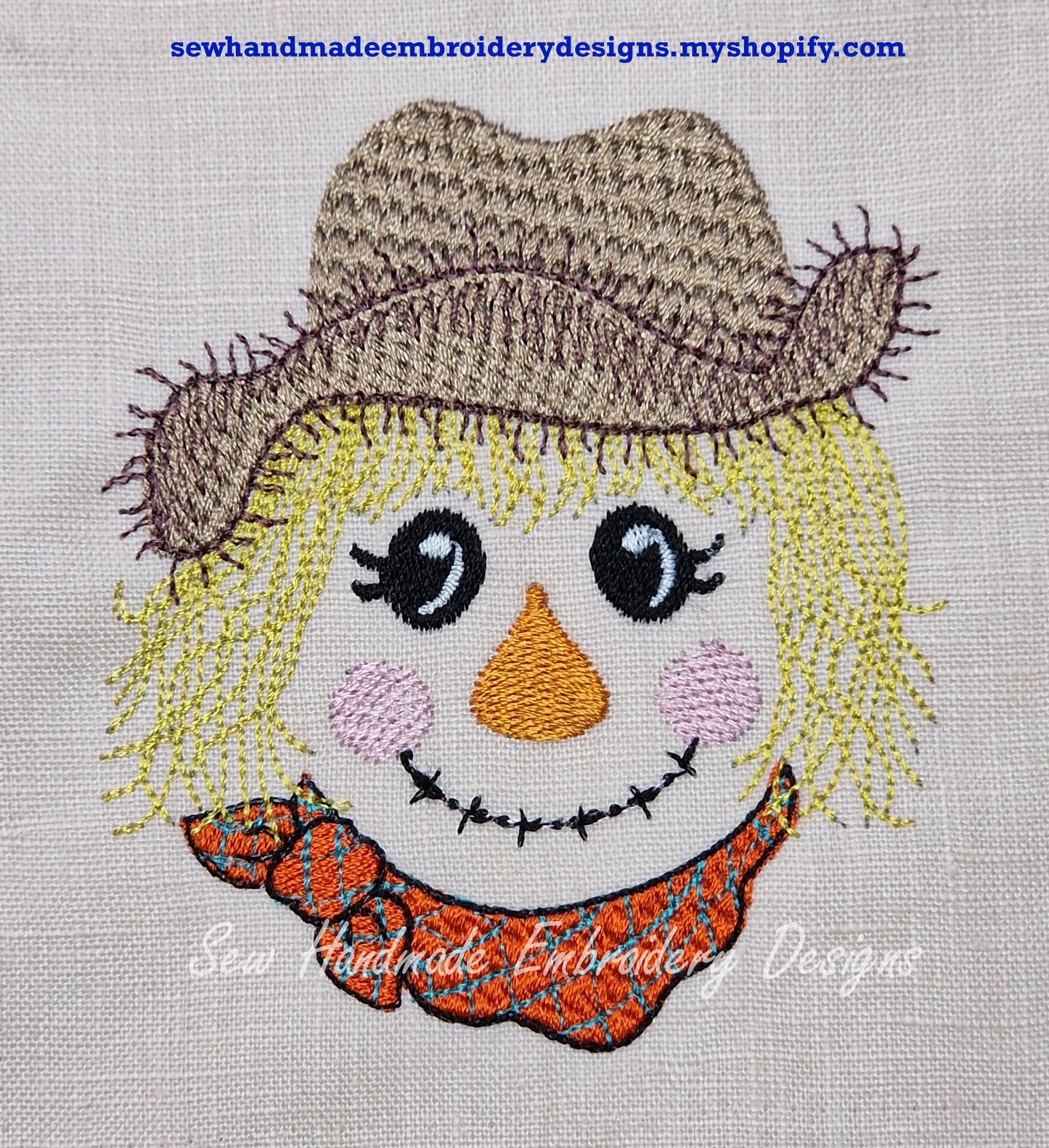 SCARECROW COWBOY Machine Embroidery Design