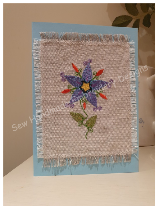 SWIRLY FLOWER Machine Embroidery Design