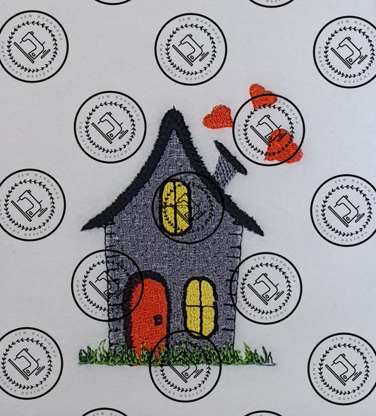 DITSY COTTAGE Embroidery Design - DC22 3.75 x 3.5