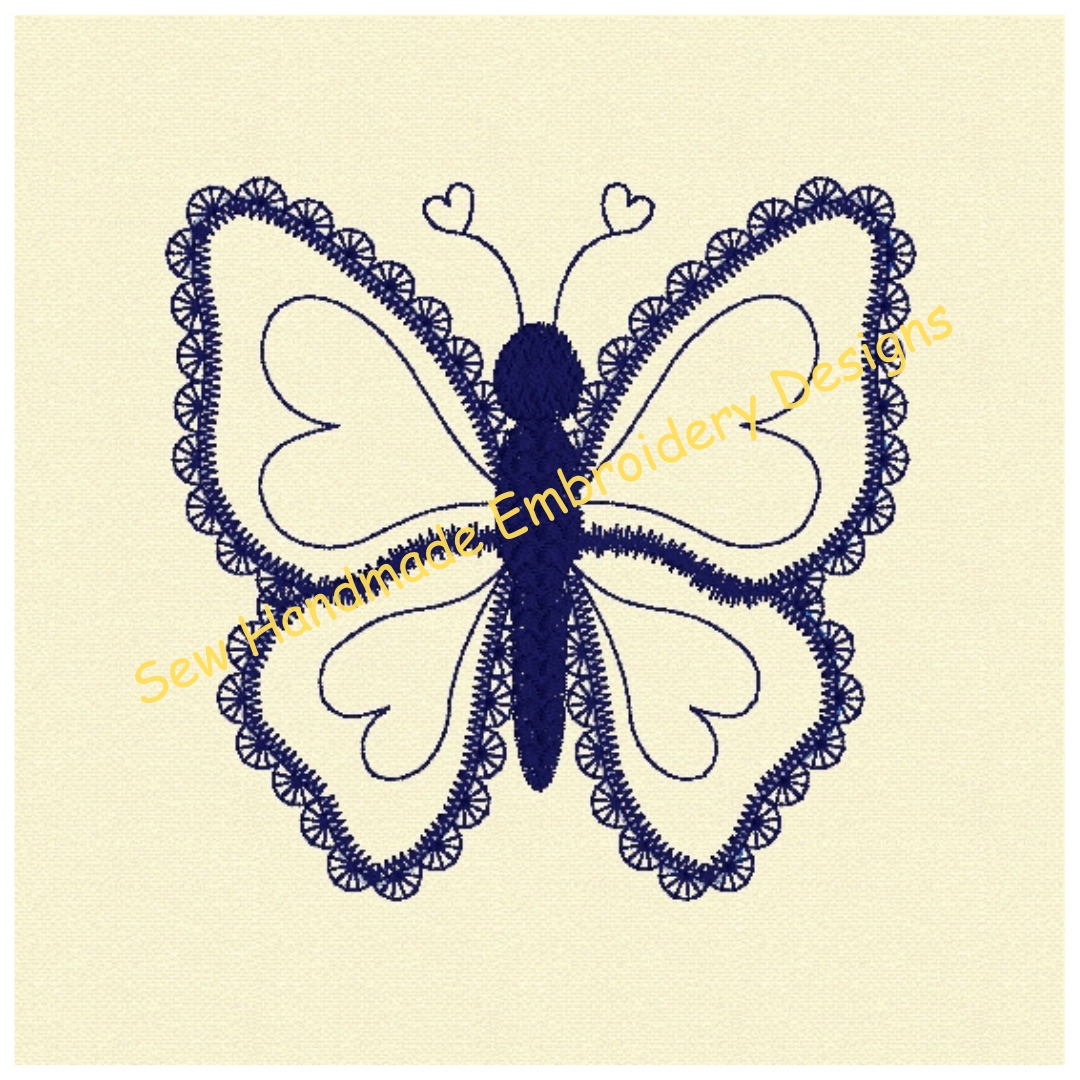 APPLIQUE BUTTERFLY Machine Embroidery Design