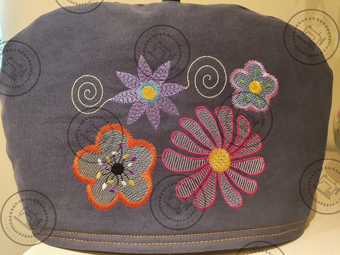 ASSORTED FLOWERS Machine Embroidery Design - AF023  5 x 7