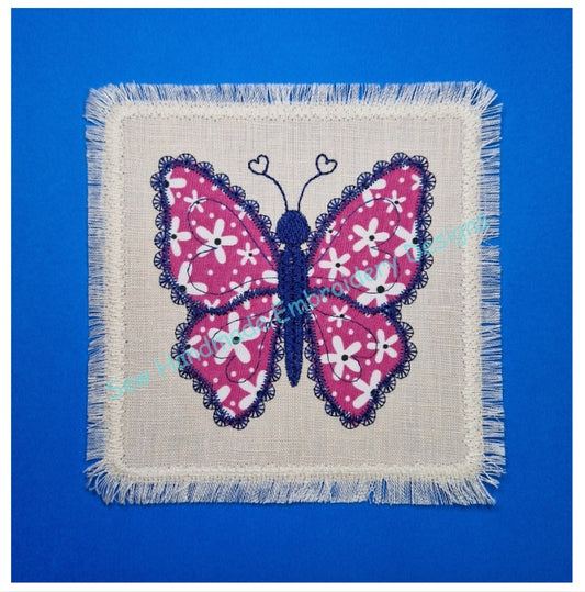 APPLIQUE BUTTERFLY Machine Embroidery Design