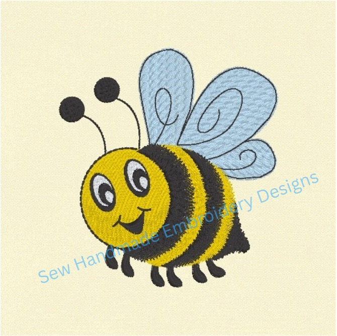 BUMBLE BEE Machine Embroidery Design