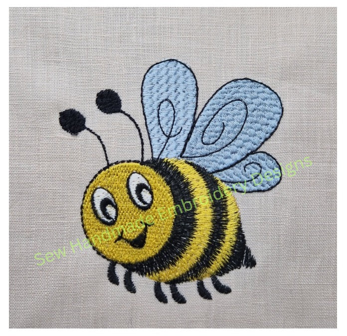 BUMBLE BEE Machine Embroidery Design