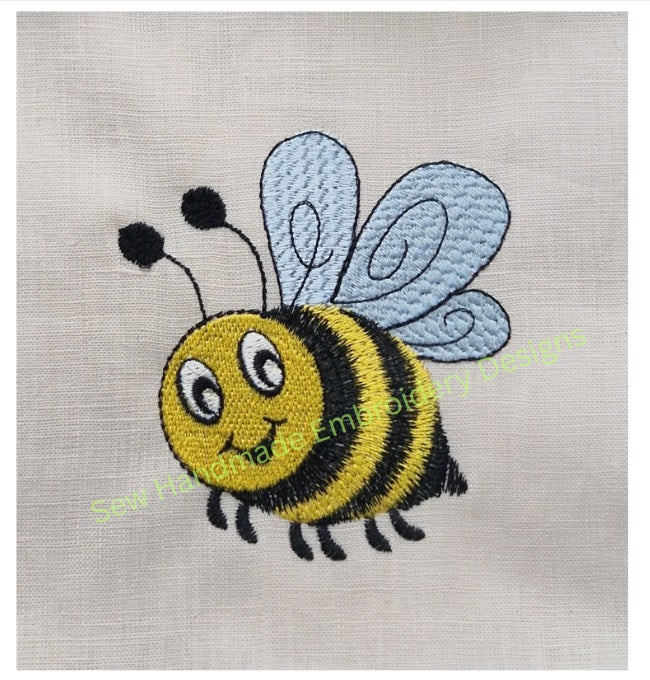 BUMBLE BEE Machine Embroidery Design