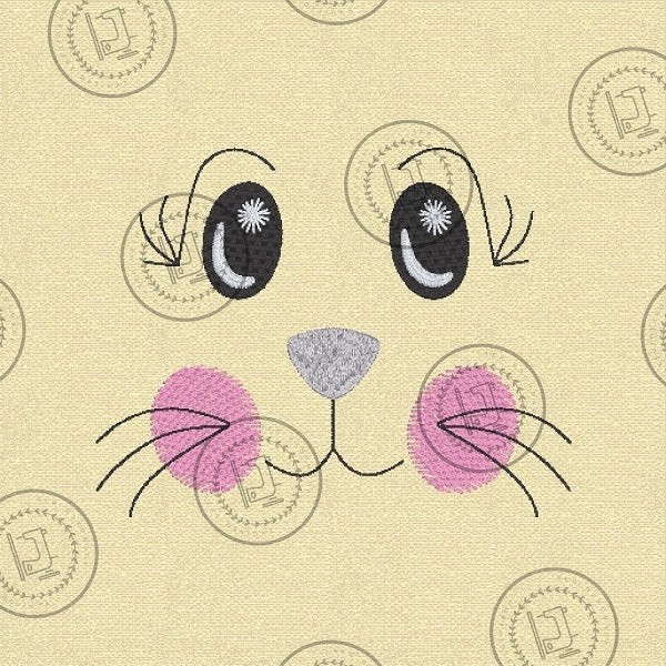 CUTE FACE Embroidery Design - CF24s  3 x 4