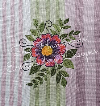 FLORAL FLOWER Machine Embroidery Design