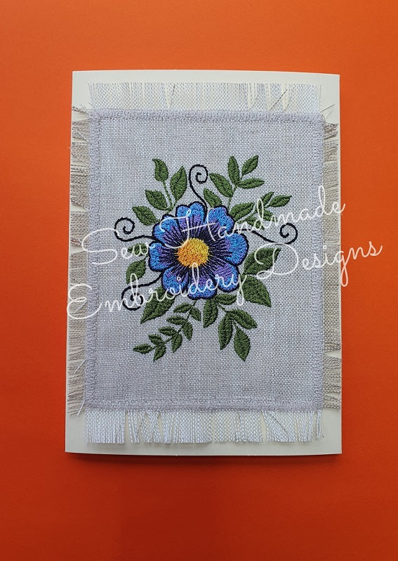 FLORAL FLOWER Machine Embroidery Design