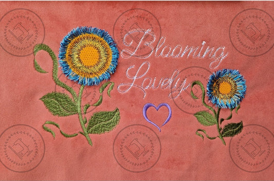 FRINGE FLOWER BLOOMING LOVELY Machine Embroidery Design