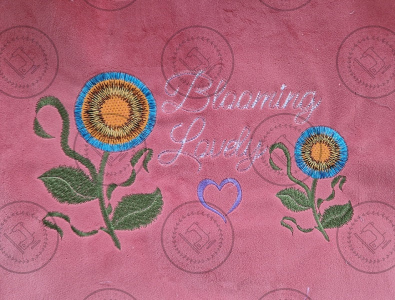 FRINGE FLOWER BLOOMING LOVELY Machine Embroidery Design