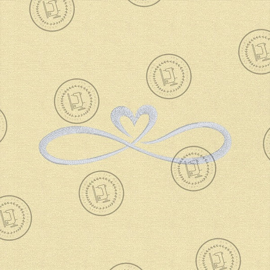 INFINITY LOVE HEART Machine Embroidery Design - ILH24   2 x 6
