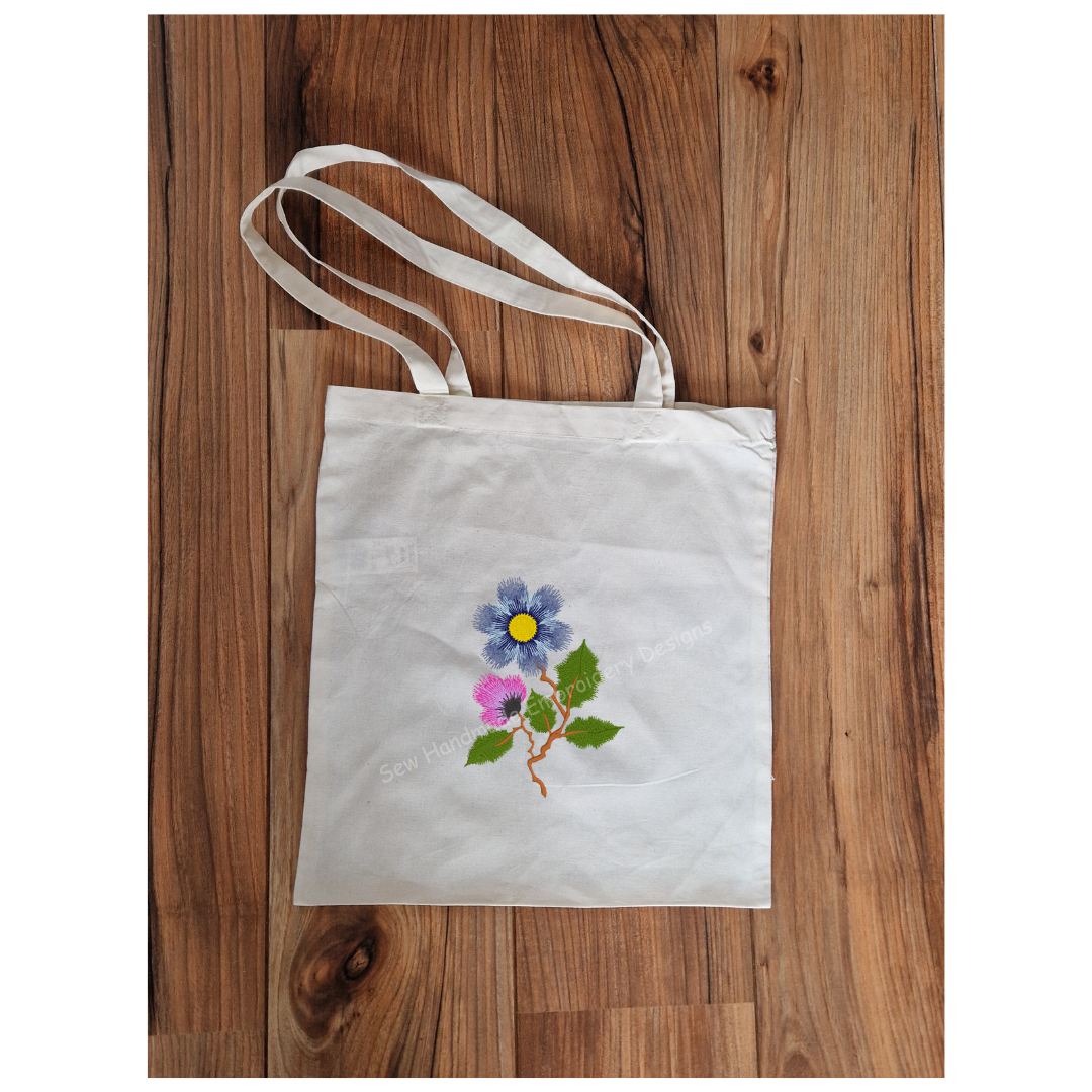 JANUARY FLOWER Machine Embroidery Design