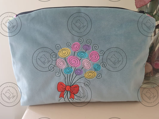 LOLLIPOP FLOWERS Machine Embroidery Design