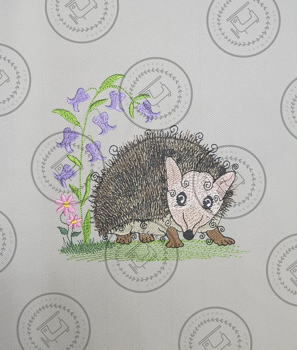 RAGGY HEDGEHOG Machine Embroidery Design