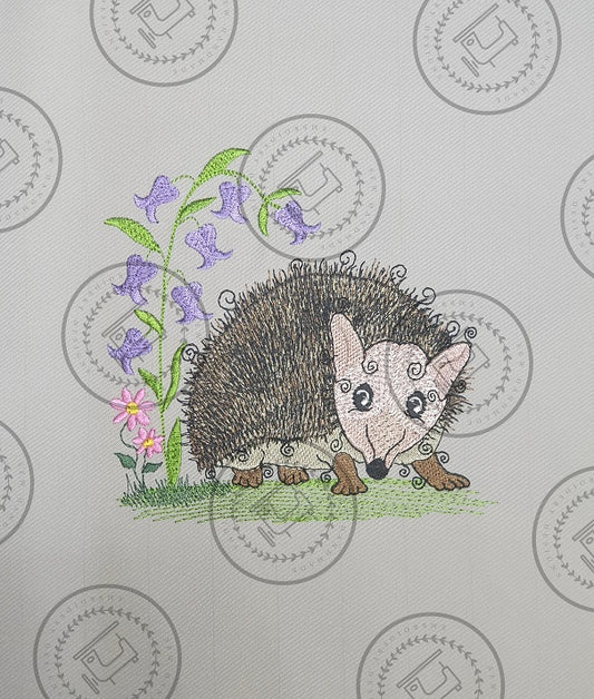 RAGGY HEDGEHOG Machine Embroidery Design