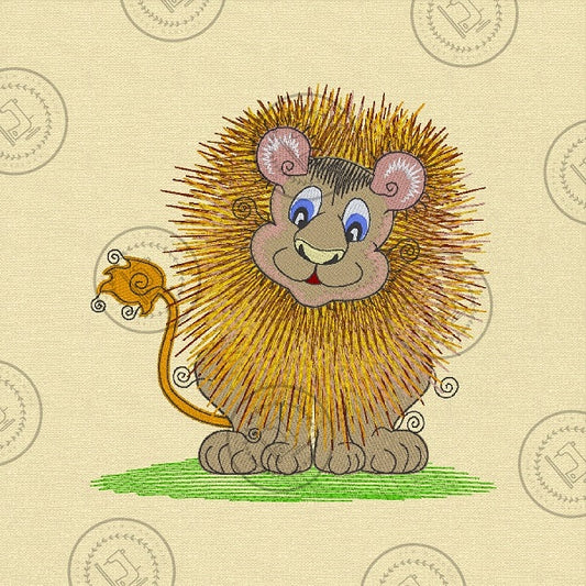 RAGGY LION Machine Embroidery Design