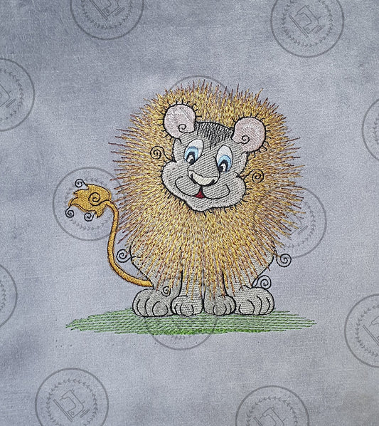 RAGGY LION Machine Embroidery Design