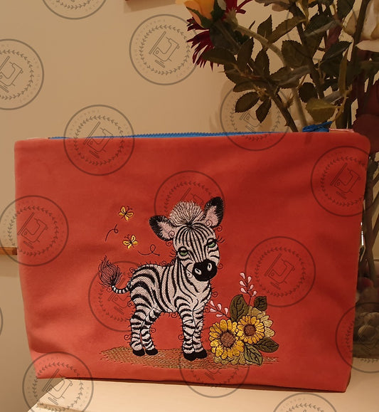 RAGGY ZEBRA  Machine Embroidery Design