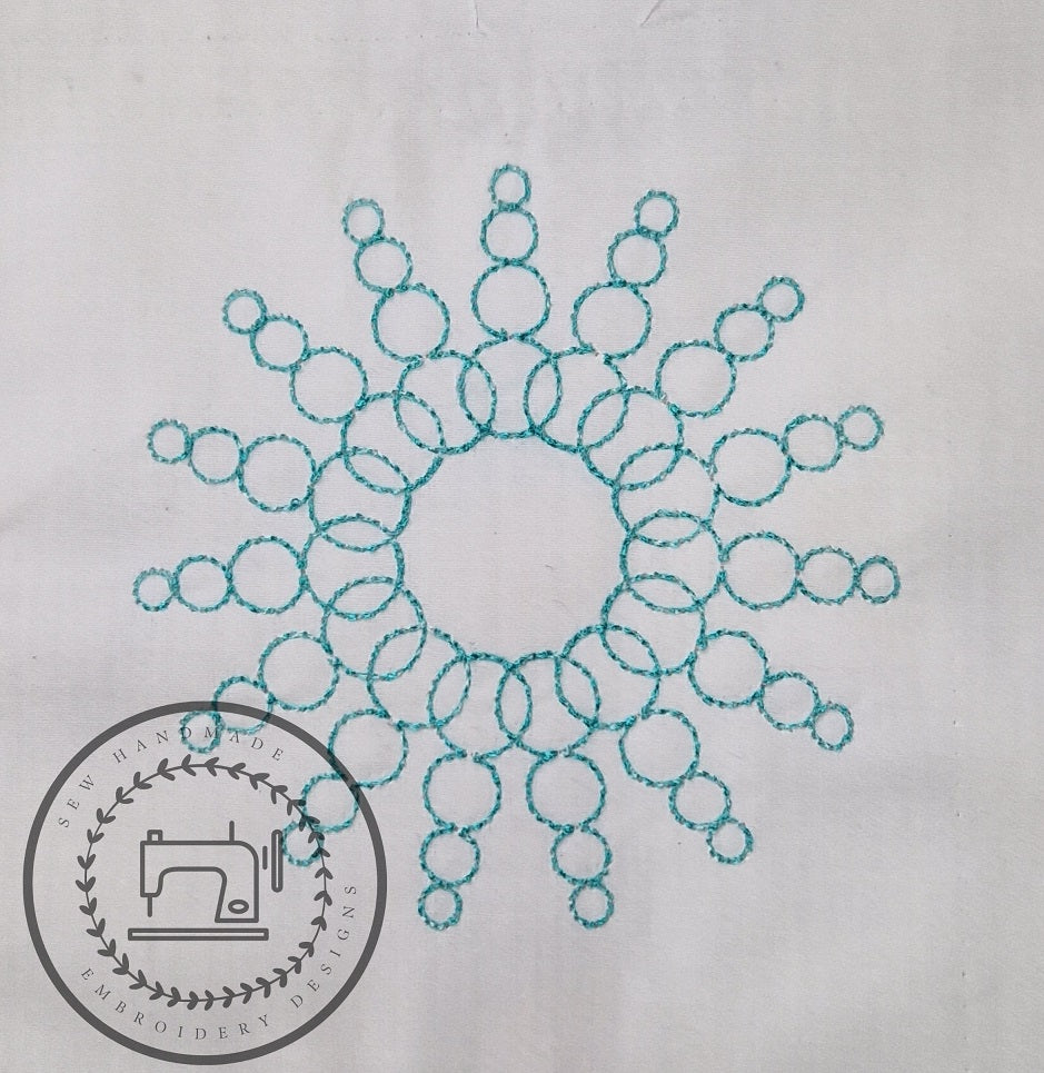 RADIAL DESIGN SET (1 ~ 6) Machine Embroidery Designs