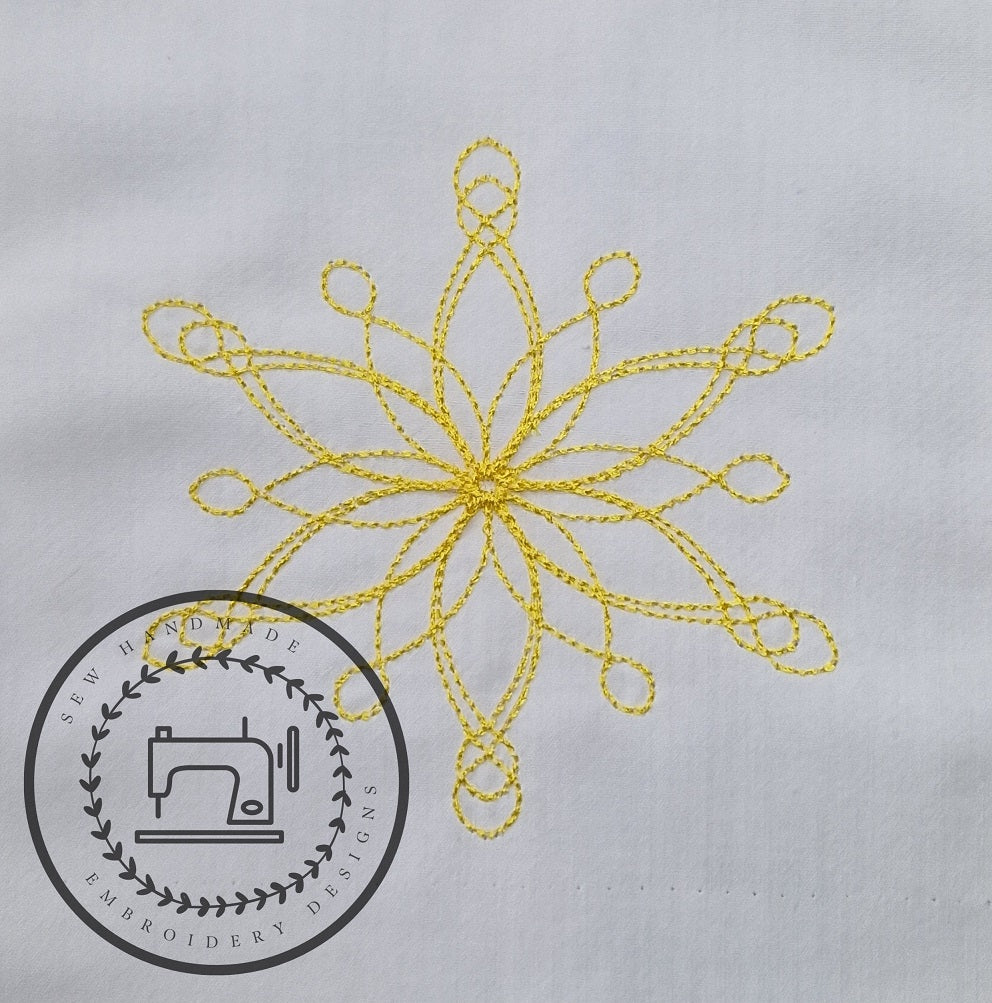 RADIAL DESIGN SET (1 ~ 6) Machine Embroidery Designs
