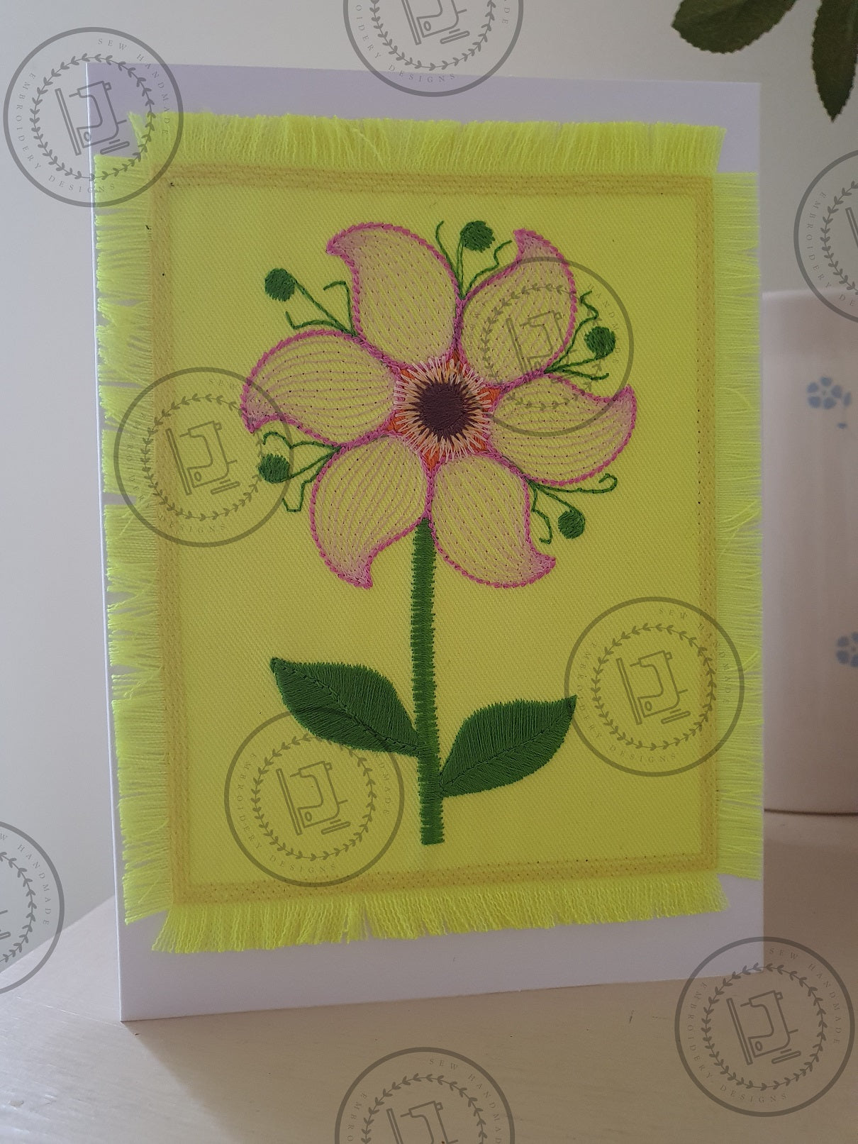 RIPPLE FLOWER 1 Machine Embroidery Design