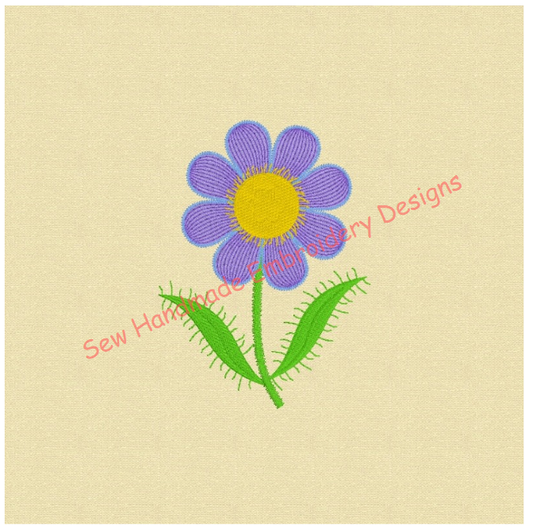 RIPPLE FLOWER 2 Machine Embroidery Design