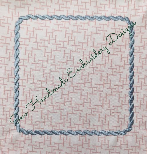 ROPE BORDER Machine Embroidery Design