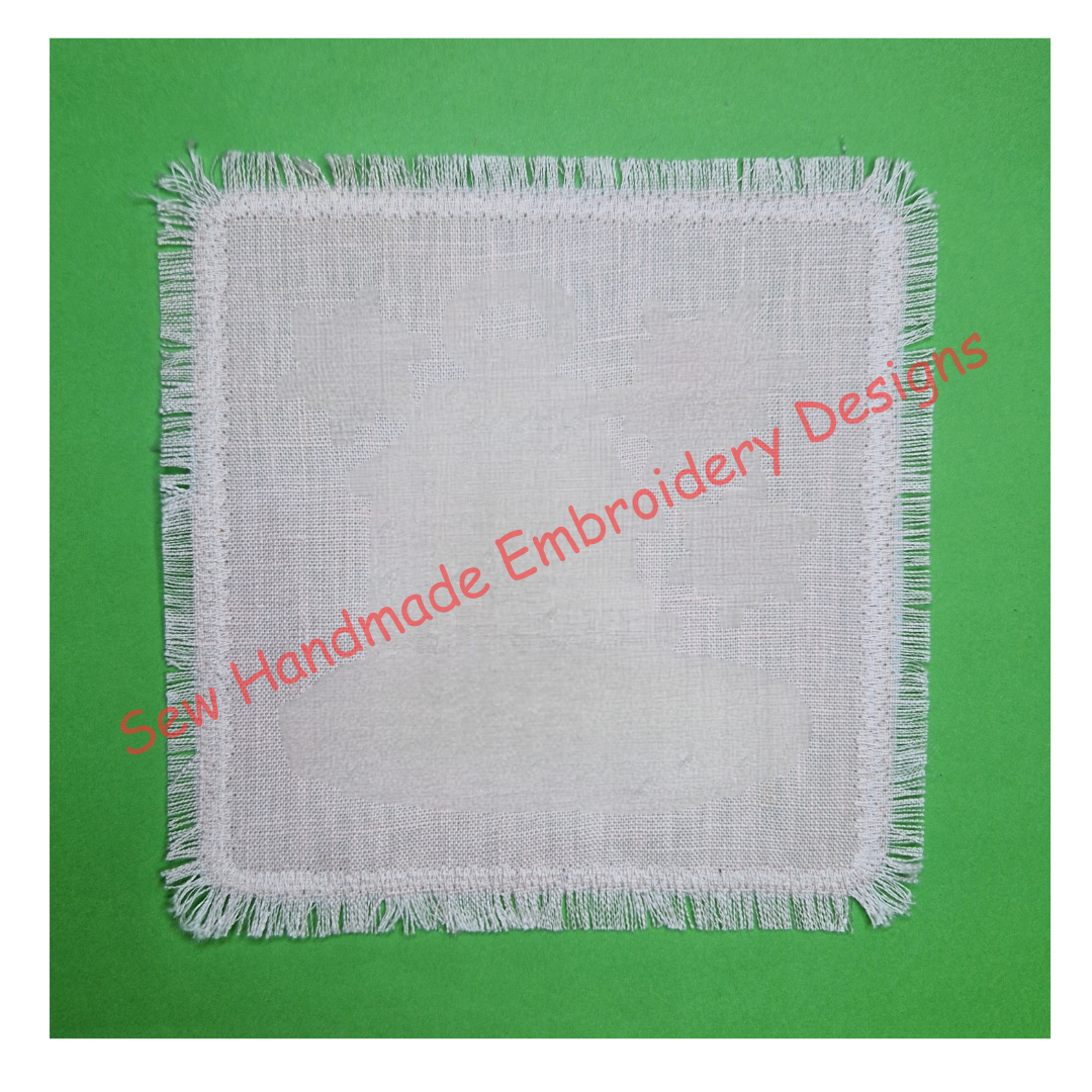 ROUNDED CORNER BORDER Machine Embroidery Design