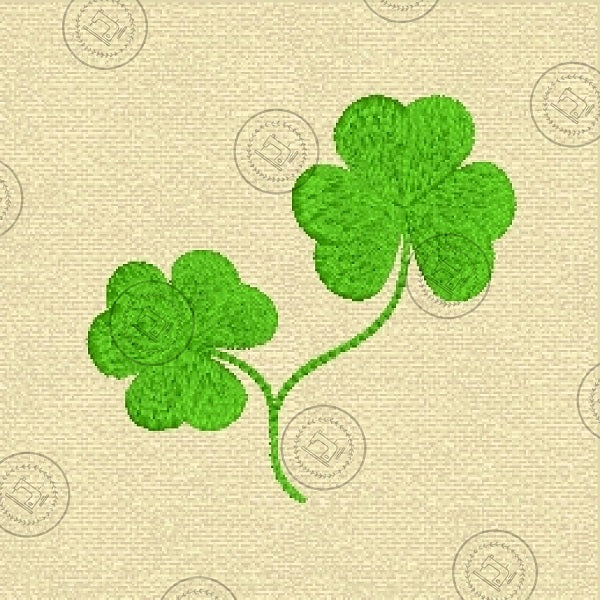 SAINT PATRICKS IRISH SHAMROCK Machine Embroidery Design   2 x 2