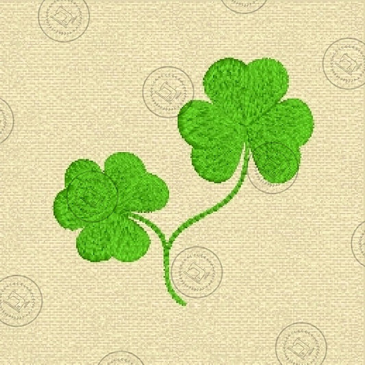 SAINT PATRICKS IRISH SHAMROCK Machine Embroidery Design   2 x 2