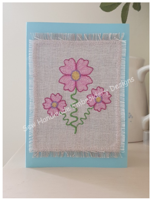 TRIPLE RIPPLE FLOWER Embroidery Design - TRF923  4 x 4